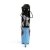 Pleaser ADORE-1020LG Black Patent/Blue Multi Glitter