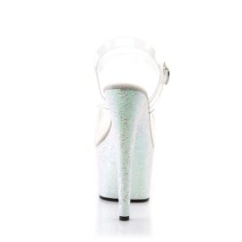Pleaser ADORE-708LG Clear/Opal Multi Glitter
