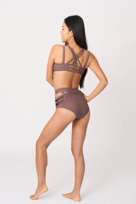 Zasha Polewear Shorts High Waist Charlotte Mahogany XS
