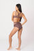 Zasha Polewear Shorts High Waist Charlotte Mahogany XS