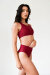 Pole Addict Open Back Top Wine
