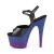 Pleaser ADORE-709BP Black Faux Leather/Blue-Purple Ombre