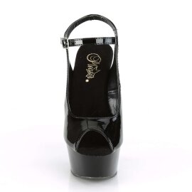 Pleaser DELIGHT-655 Black Patent/Black