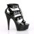 Pleaser DELIGHT-658 Black Patent/Black