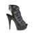 Pleaser DELIGHT-683 Black Faux Leather/Black Matte