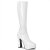 Pleaser ELECTRA-2000Z White Stretch Patent