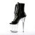 Pleaser FLAMINGO-1021 Black Patent/Clear