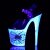 Pleaser FLAMINGO-808SW Clear/Neon White