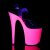 Pleaser FLAMINGO-808UV Clear/Neon Pink