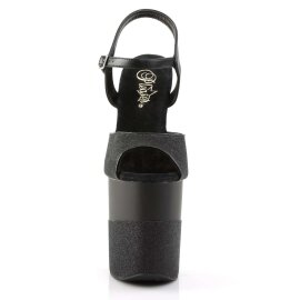 Pleaser FLAMINGO-809-2G Black Glitter/Black-Glitter