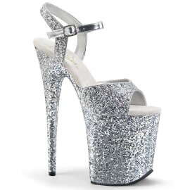 Pleaser FLAMINGO-810LG Silver Glitter/Silver Glitter