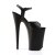 Pleaser INFINITY-909 Black Faux Leather/Black Matte