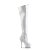 Pleaser KISS-3010 White Patent/White