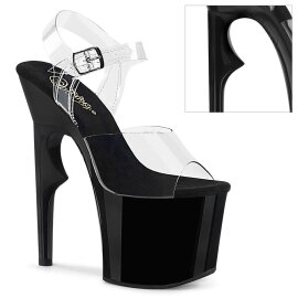 Pleaser LOVETHORN-708 Clear/Black