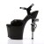 Pleaser REVOLVER-709 Black/Black
