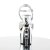 Pleaser REVOLVER-709G Silver Multi Glitter/Silver Chrome