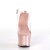 Pleaser SKY-308 Clear/Rose Gold Chrome