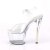 Pleaser SKY-308N-RBH Clear Hologram TPU/Clear