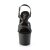 Pleaser SKY-330 Black Faux Leather/Black Matte
