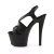 Pleaser SKY-330 Black Faux Leather/Black Matte
