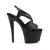 Pleaser SKY-330 Black Faux Leather/Black Matte