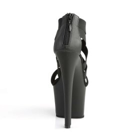 Pleaser SKY-369 Black Elastic Band/Black Matte