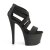 Pleaser SKY-369 Black Elastic Band/Black Matte