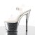 Pleaser STARDUST-708 Clear/Silver Chrome