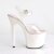 Pleaser UNICORN-708LG Clear/Opal Multi Glitter