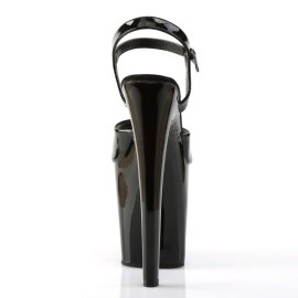 Pleaser XTREME-809 Black Patent/Black