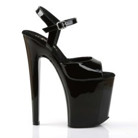 Pleaser XTREME-809 Black Patent/Black