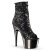 Pleaser ADORE-1008SQ Black Sequins/Dark Pewter Chrome EU-41 / US-11