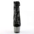 Pleaser ADORE-1008SQ Black Sequins/Dark Pewter Chrome EU-38 / US-8