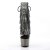 Pleaser ADORE-1017RSF Clear-Black/Dark Pewter Chrome EU-35 / US-5