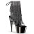 Pleaser ADORE-1017RSF Clear-Black/Dark Pewter Chrome EU-37 / US-7