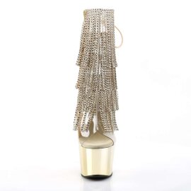 Pleaser ADORE-1017RSF Clear-Gold/Gold Chrome EU-37 / US-7