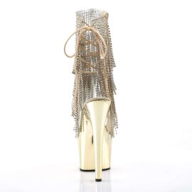 Pleaser ADORE-1017RSF Clear-Gold/Gold Chrome EU-37 / US-7