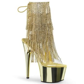 Pleaser ADORE-1017RSF Clear-Gold/Gold Chrome EU-38 / US-8