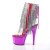 Pleaser ADORE-1017RSF Clear-Multi/Fuchsia Chrome EU-36 / US-6