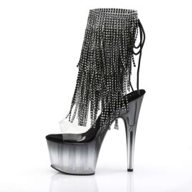 Pleaser ADORE-1017RSFT Clear-Black/Black EU-41 / US-11
