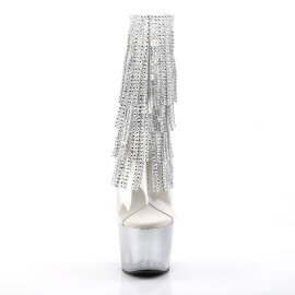 Pleaser ADORE-1017RSFT Clear-Silver/Silver EU-35 / US-5