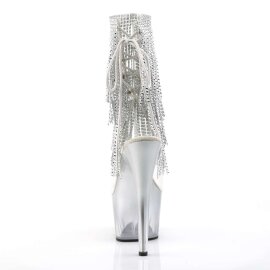 Pleaser ADORE-1017RSFT Clear-Silver/Silver EU-35 / US-5