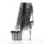 Pleaser ADORE-1017SRS Clear-Black RS/Black SRS EU-35 / US-5