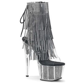 Pleaser ADORE-1017SRS Clear-Black RS/Black SRS EU-38 / US-8