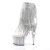 Pleaser ADORE-1017SRS Clear-Silver RS/Silver SRS EU-35 / US-5