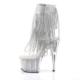 Pleaser ADORE-1017SRS Clear-Silver RS/Silver SRS EU-39 / US-9