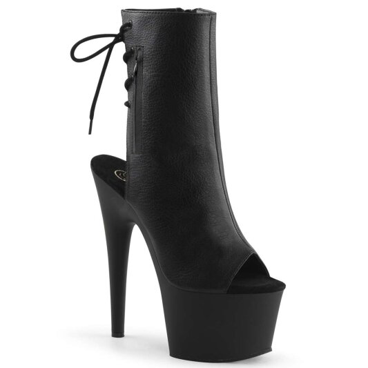 Pleaser ADORE-1018 Black Faux Leather/Black Matte EU-41 / US-11