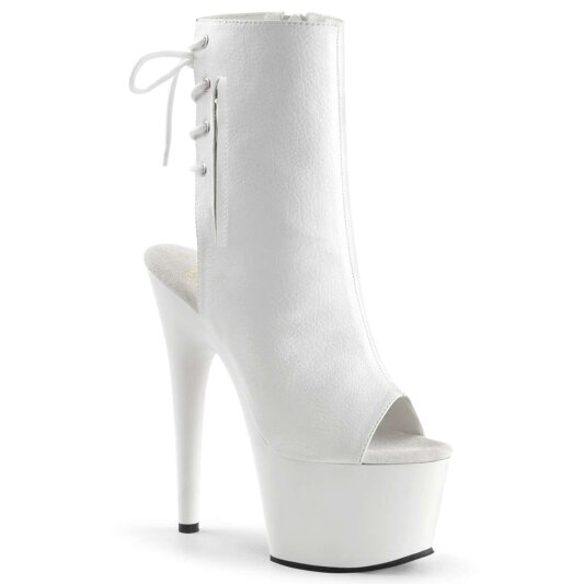 Pleaser ADORE-1018 White Faux Leather/White EU-41 / US-11
