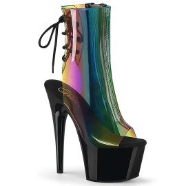 Pleaser ADORE-1018C-RB Rainbow PVC/Black EU-35 / US-5