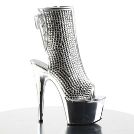 Pleaser ADORE-1018DCS Silver Multi RS/Silver Chrome EU-38 / US-8